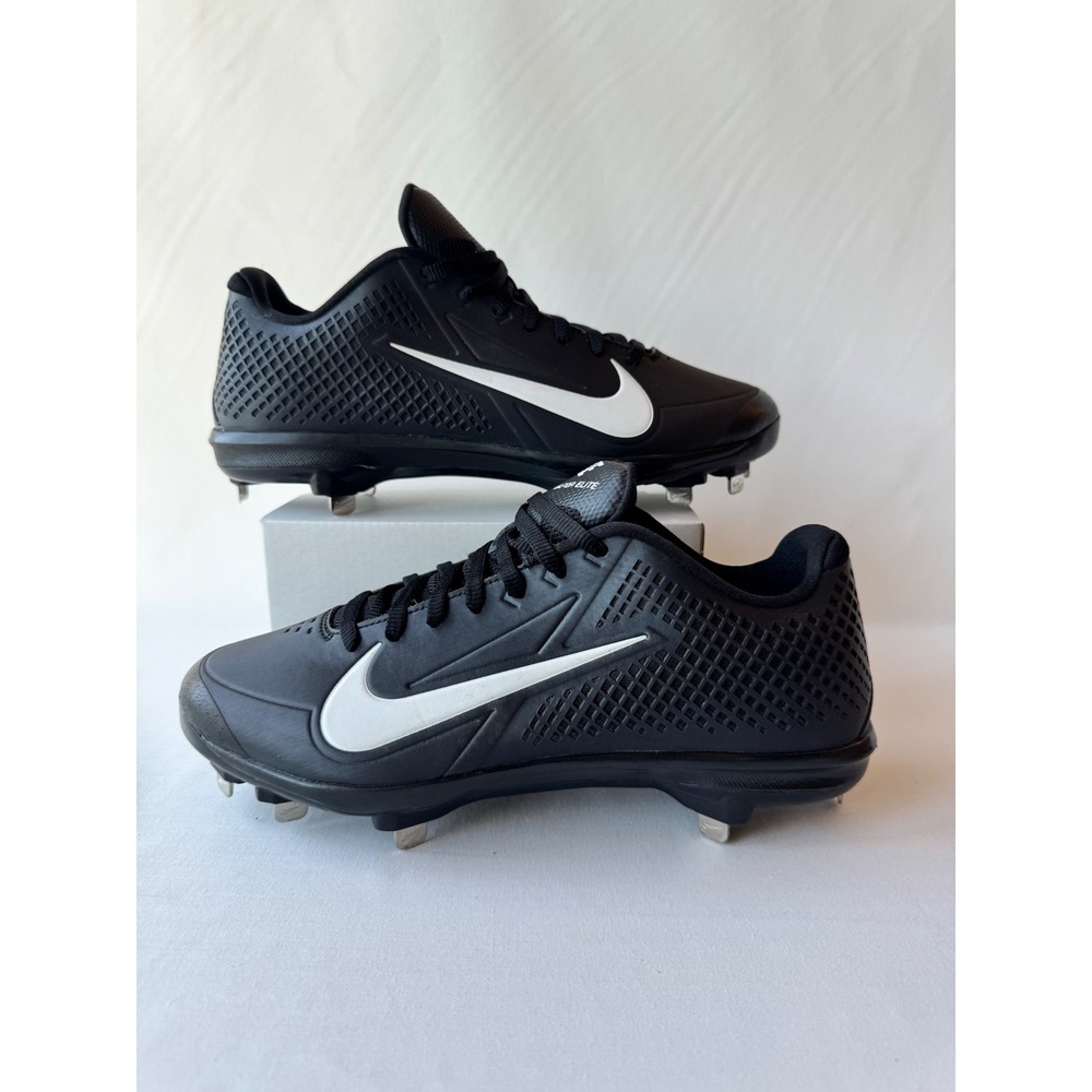 Nike Zoom Vapor Elite Metal Baseball Cleats Black White Men's 8 NEW 538553-010